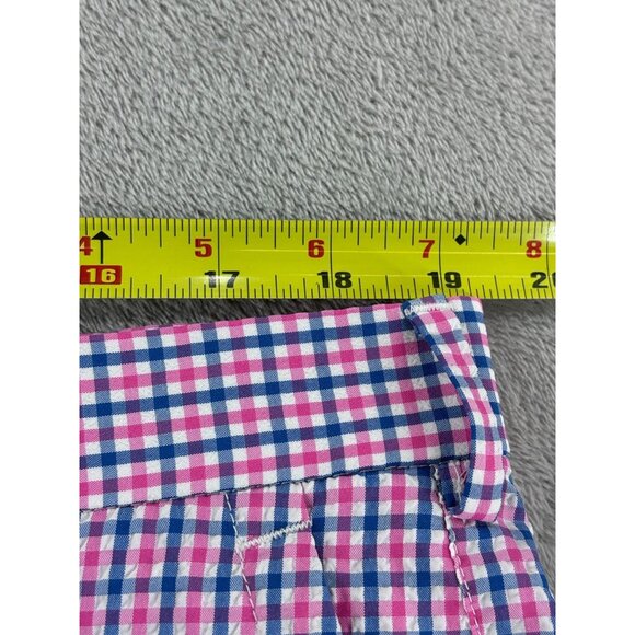 Peter Millar Crown Sport Mens Checkered Shorts Size 38 Chino - Picture 5 of 8